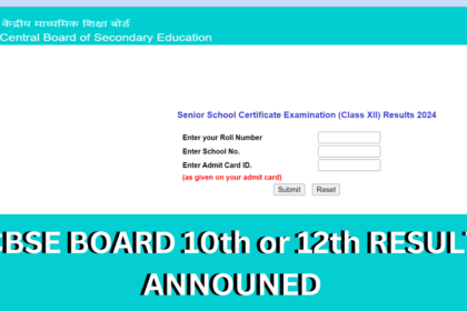 CBSE BOARD RESULT