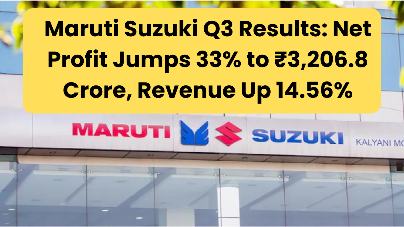 Maruti Suzuki Q3 results