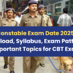 RPF Constable Exam Date 2025