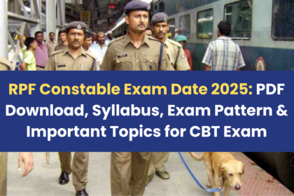 RPF Constable Exam Date 2025