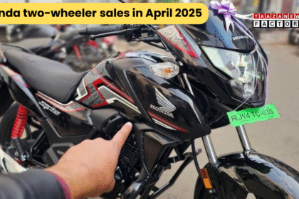 Honda two-wheeler sales in April 2025