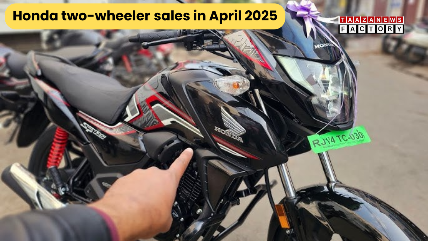Honda two-wheeler sales in April 2025