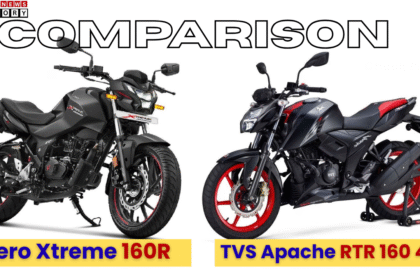 Hero Xtreme 160R Hero Xtreme 160R vs TVS Apache RTR 160 4V Best bike under 1.5 lakh 2025